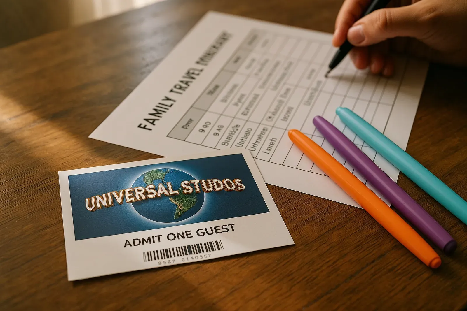 how to earn free universal studios tickets travel planning scene
