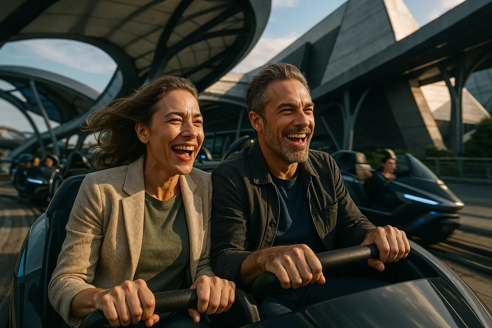 best rides at epcot for adults - adults experiencing a thrilling ride