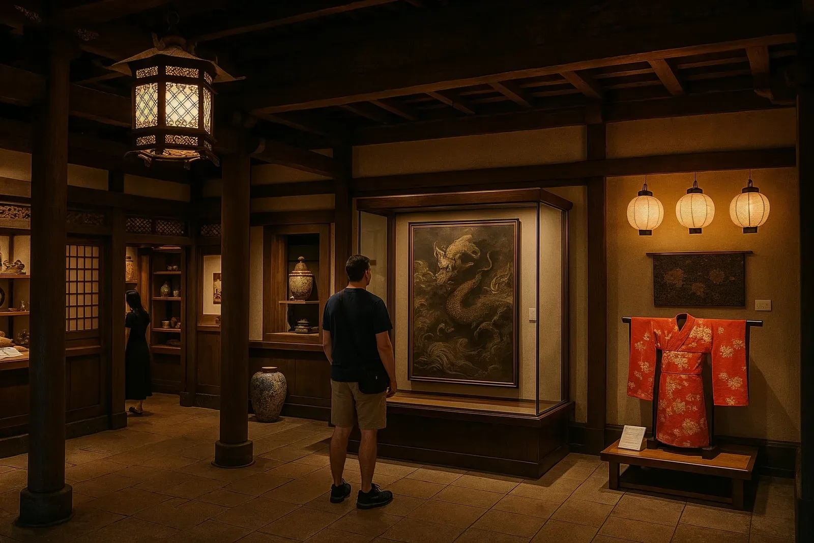 Authentic interior architecture and cultural artifacts from original EPCOT World Showcase countries reflecting their history