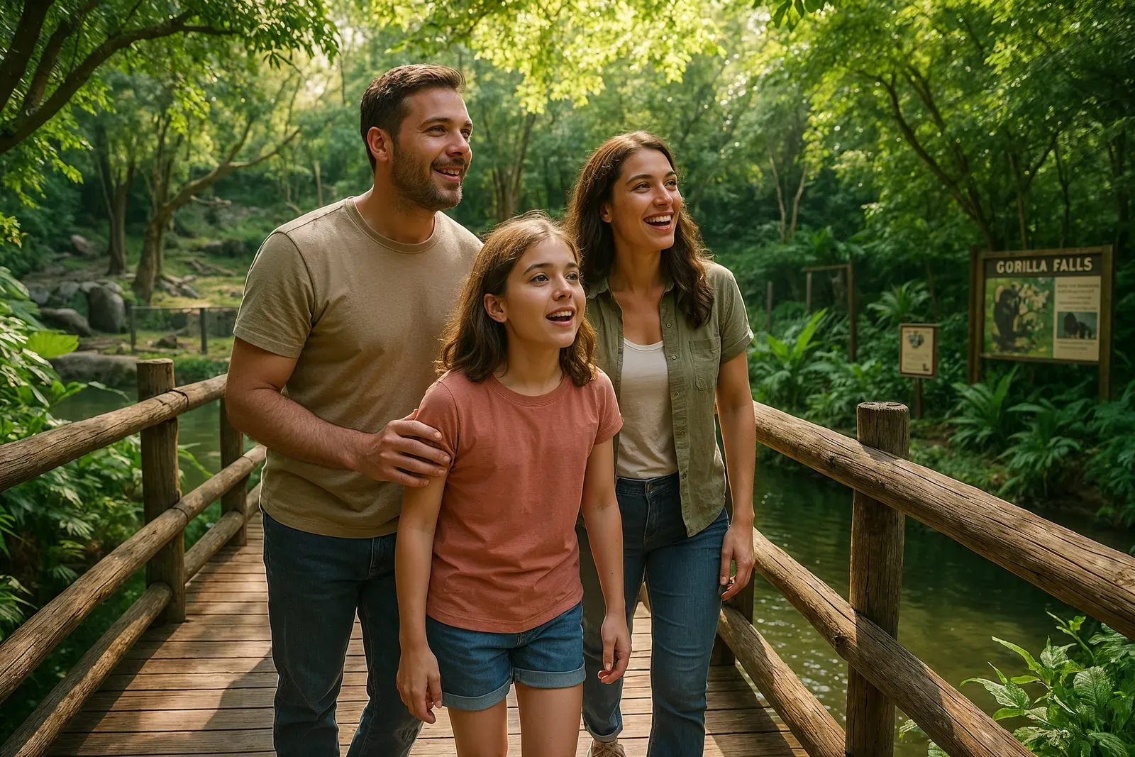 family guide to disney world animal kingdom - family exploring animal trail