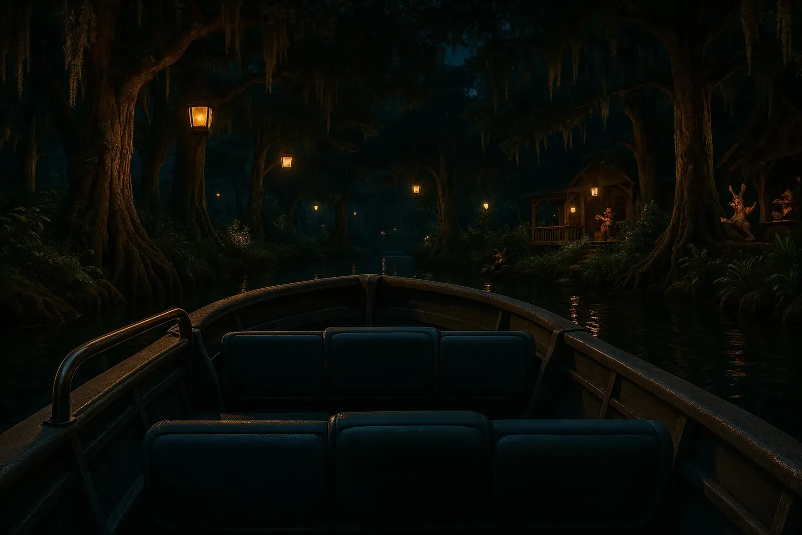 tiana’s bayou adventure opening date disney world immersive bayou ride scene