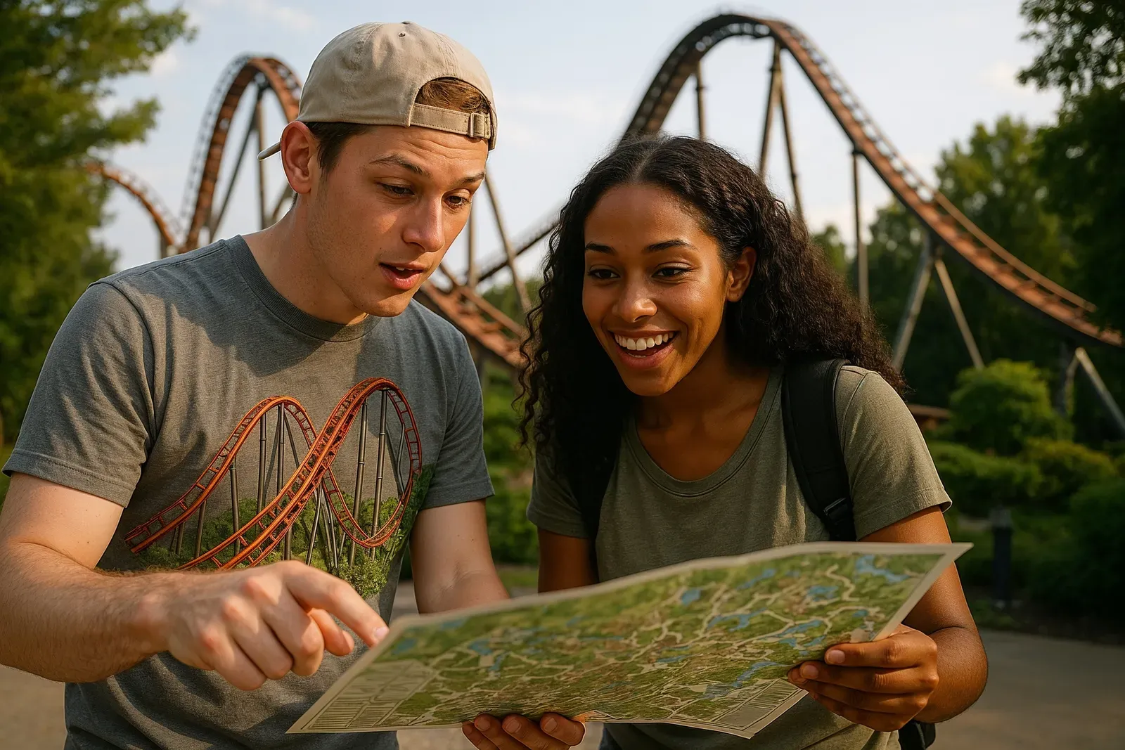 roller coaster enthusiasts planning their ride adventure for universal best roller coasters ranked