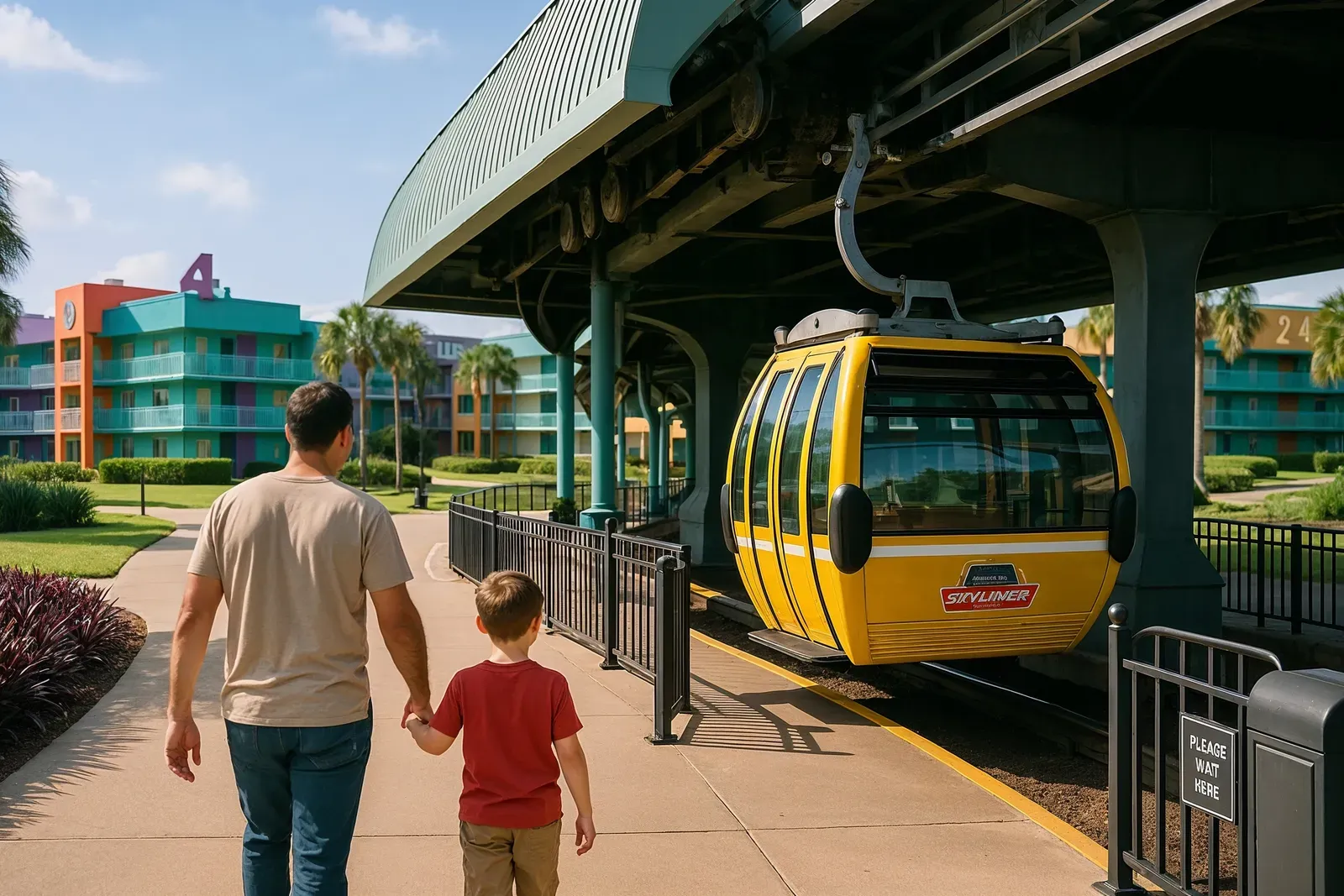 best value disney resort hotel family review skyliner transportation with family