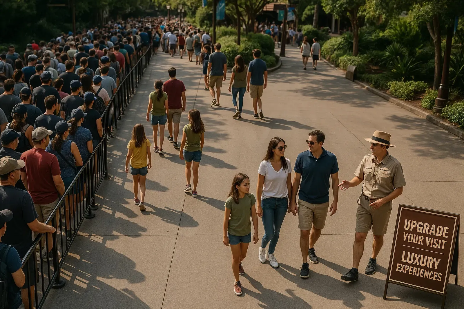 why theme parks are getting more expensive - premium VIP experiences and exclusivity in a theme park