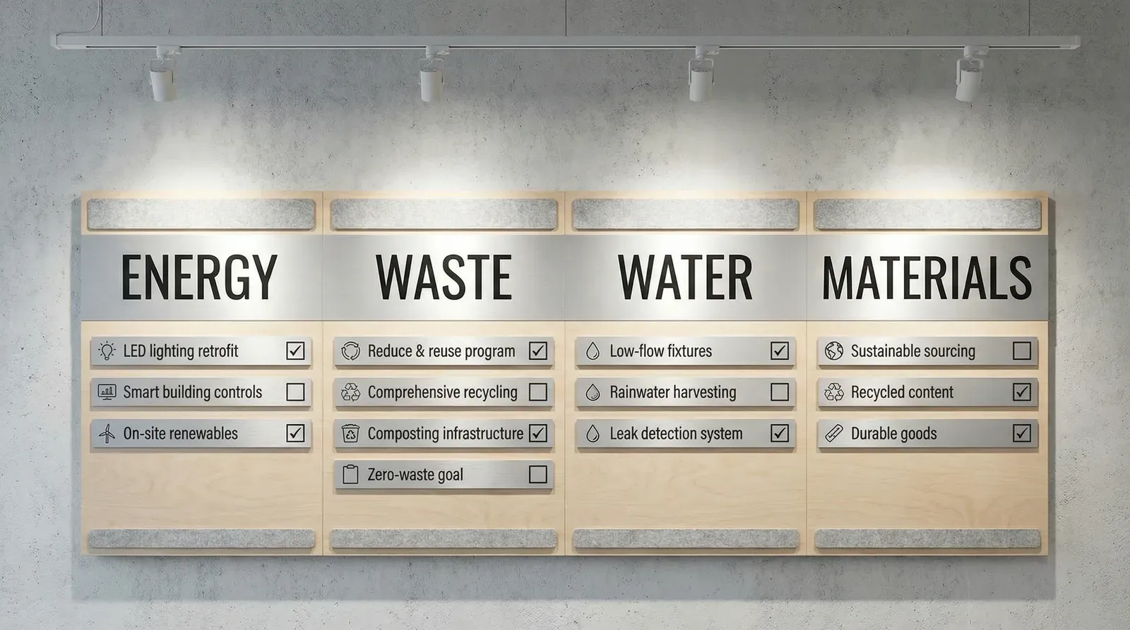 theme-park-sustainability-checklist-board