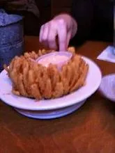 A blooming onion at Texas Roadhouse