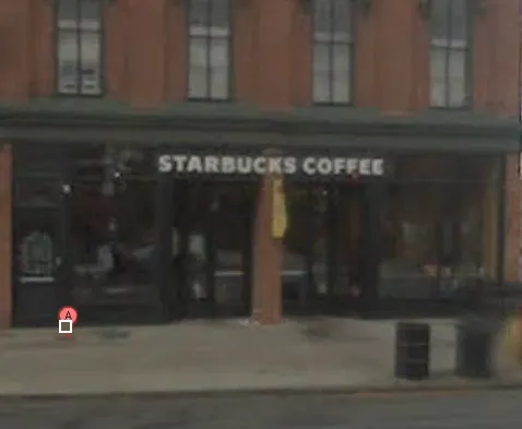 A Starbucks storefront
